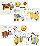 CoCo & Company Road Work Removable Wall Appliques (Discontinued by Manufacturer) [並行輸入品]