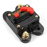 XCSOURCE　12V　DC　サーキットブレーカ（遮断器）トローリング用　モーターオーカー/マリンボート/バイク/ステレオオーディオインラインヒューズ　200A Amp　手動リセット　MA784