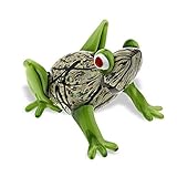 Badash Crystal J483 ART GLASS FROG L6 in.