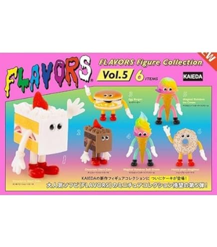 2点セット KAIEDAフレーバーズ メイレインボーケーキ/水 未開封 ソフビ 2点セット KAIEDAフレーバーズ メイレインボーケーキ/水 未開封