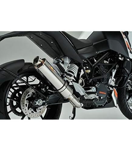 Amazon | Realize KTM デューク125 デューク200 バイクマフラー ~2014