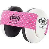 Em's 4 Bubs Hearing Protection Baby Earmuffs Size 0-18 Months (Pink /White Headband) by Em's 4 Buds