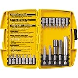 DEWALT DW2161 21-Piece Screwdriving and Nutdriving Set in Plastic Case [並行輸入品]