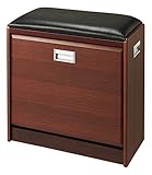 腰かけ付シューズラック S ブラウン