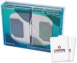 Copag Acqua Transparent 2 Decks Bridge Size Plastic Playing Cards Plus 2 Free Copag Cut Cards [並行輸入品