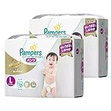 【ケース販売】 パンパース オムツ パンツ はじめての肌へのいちばん L(9~14kg) 68枚 (34枚×2パック)