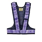 多機能ベスト(紺/紫) (メッシュ部：紺 反射部：紫)【代引不可】 スポーツ レジャー DIY 工具 作業着 [並行輸入品]