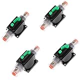 Perfk 20A〜50A　サーキットブレーカー　ヒューズホルダー　遮断器　全４個