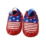 夏用のレッドフラッグ柄のベビーソックス新生児ソックス