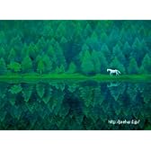 東山魁夷 「緑響く」 6号特寸（520mm×640mm） higasi-01