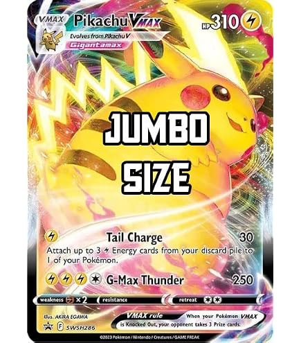 Amazon.co.jp: ピカチュウVユニオン**ジャンボ**プロモーションカード