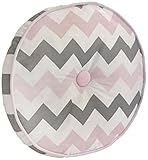 My Baby Sam Chevron Baby in Pink Throw Pillow - Pink by My Baby Sam [並行輸入品]