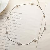 ブランドIUHA月の雫 真珠シリーズベビーパールネックレス