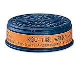 興研 防毒マスク用吸収缶 亜硫酸ガス用 KGC-1L  /6-8395-01