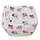 エルフ ベビー(Fairy Baby)ベビー用トレーニングパンツ 再利用可能 綿 防水 可愛い車柄 サイズ：100