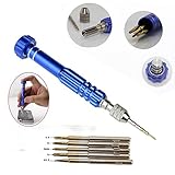 UNHO ドライバーセット マグネットビット5種 スマホ分解･修理 プラス1.5 マイナス2.0 星型0.8 T5 T6 iPhone/iPad/PDA/ラップトップ/MacBook Pro等対応