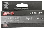 Arrow Fastener 202-10 Genuine 1/4-Inch 6mm Standard Staples, 5,000-Pack [並行輸入品]