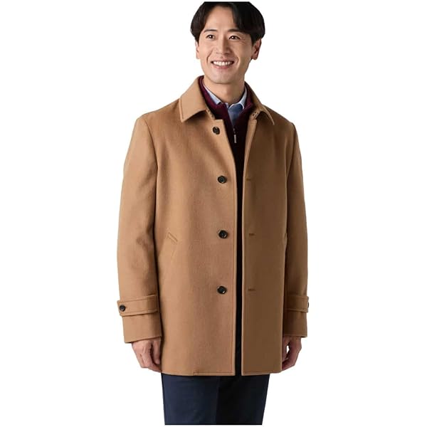 Amazon | [ニューヨーカー] ステンカラ―コート タスランツィード
