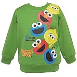 2014年 セサミストリート ミニ裏毛トレーナー SESAME STREET グリーン◇100cm