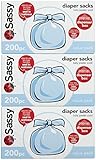 Sassy Disposable Scented Diaper Sacks - 200 ct - 3 pk by Sassy [並行輸入品]