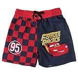 Disney pixar Cars キッズ用サーフパンツ水着 sw1802 110cm ネイビー×レッド