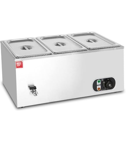 Amazon.co.jp: 業務用 電気式 フードウォーマー 湯煎保温器 スリムに