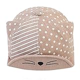 ルテンズ（Lutents ）キャップ　猫耳　女の子 男の子 子供 可愛い 　ドット　ストライプ　 帽子 コーデ アクセント ネコ耳 キュート 上品 スパンコール レース 可愛い　　サイズ調整可　野球帽