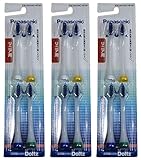 パナソニック 替えブラシ ドルツ 山切りタイプ Vヘッド 4本組×3パック(計12ブラシ) 白 EW09104C-W-3p