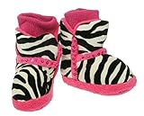 M & F Western infant-girls ' Blazin Roxx Zebra PrintスパンコールスリッパZebra Medium US