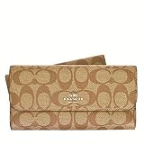 コーチ 財布 Coach Signature Coated Canvas Checkbook Wallet [並行輸入品]