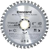 Concord Blades MCB0438T040HP 4-3/8-Inch 40 Teeth TCT Ferrous Metal Cutting Blade [並行輸入品]