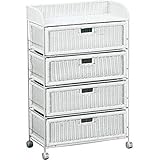 ランドリー 収納家具 キャビネット ホワイト