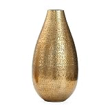 Torre & Tagus 901512B Talis Hammered Tall Vase, Gold by Torre & Tagus [並行輸入品]