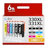 LxTek BCI-330XL BCI-331XL キャノン (Canon) 用 インク 331 330 6色マルチパック 大容量タイプ TS8530 TS8630 TS8730 TS8830 TS7630 TS8980 インク