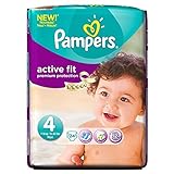 Pampers Active Fit Size 4 - (7-18kg) - Maxi - 24 Nappies per Pack by Pampers [並行輸入品]