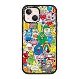 CASETiFY インパクトケース iPhone 13 Mini - Fun Friends By Jon Burgerman - クリア ブラック