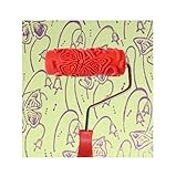 エンボスペイントローラーウォールペイントランナーウォールデコレーションDIYツール、パターン28