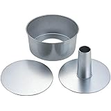 オークス 日本製 ケーキ型 シフォン&スポンジ型 17cm シルバー