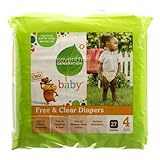 Seventh Generation B07101 Seventh Generation Baby Free And Clear Diapers Stage 4: 22-37 Lbs -4x27ct