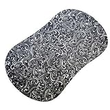 SheetWorld Fitted Bassinet Sheet (Fits Halo Bassinet Swivel Sleeper) - Dark Grey Breeze - Made In US
