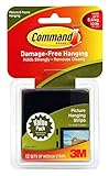 Command Medium Picture-Hanging Strips 12-Picture, Black [並行輸入品]