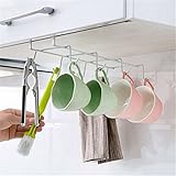 bestomzキッチンストレージHanging Organizerメタルクローゼットオーガナイザーラックover theキャビネット
