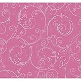 York Wallcoverings Walt Disney Kids II Perfect Princess Scroll Wallpaper Memo Sample, 8-Inch x 10-In