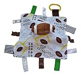 Football Blanket / Lovey, For Entertainment, Comfort and Sensory Play by Baby Jack [並行輸入品]
