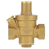 真鍮調節可能な水圧減圧レギュレータバルブリリーフバルブ配管工具DN15 1/2