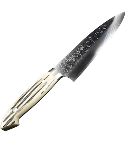 Amazon｜佐治武士 牛刀 210mm 青紙スーパーダマスカス鋼 日本製 鍛造