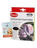 UNIVERSAL INSECT NET BLACK, includes complimentary vie squeeze & stick insect patches by Clippasafe
