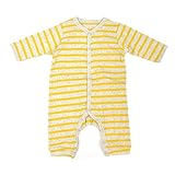 (ocean&ground)オーシャン＆グラウンド ロンパース ロンパス 長袖 肌着 コンビ肌着 新生児肌着 1520534 ベビー 新生児 赤ちゃん 70cm YE