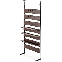 Amazon｜サンワダイレクト 突っ張りラック 棚 幅80cm 壁面収納 高さ194