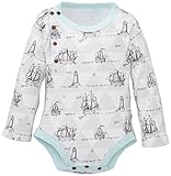 Finn+Emma フィン&エマ 長袖ロンパース オーガニックコットン100% 6-9ヶ月 セイラー B02-0201c6-9 Boat-White